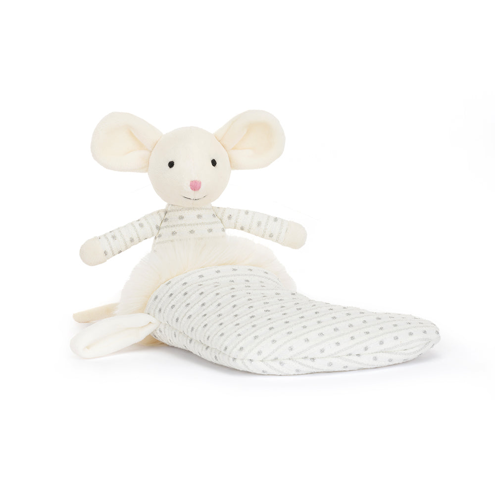 Jellycat soft toy Shimmer Stocking Mouse-SHIM4SM