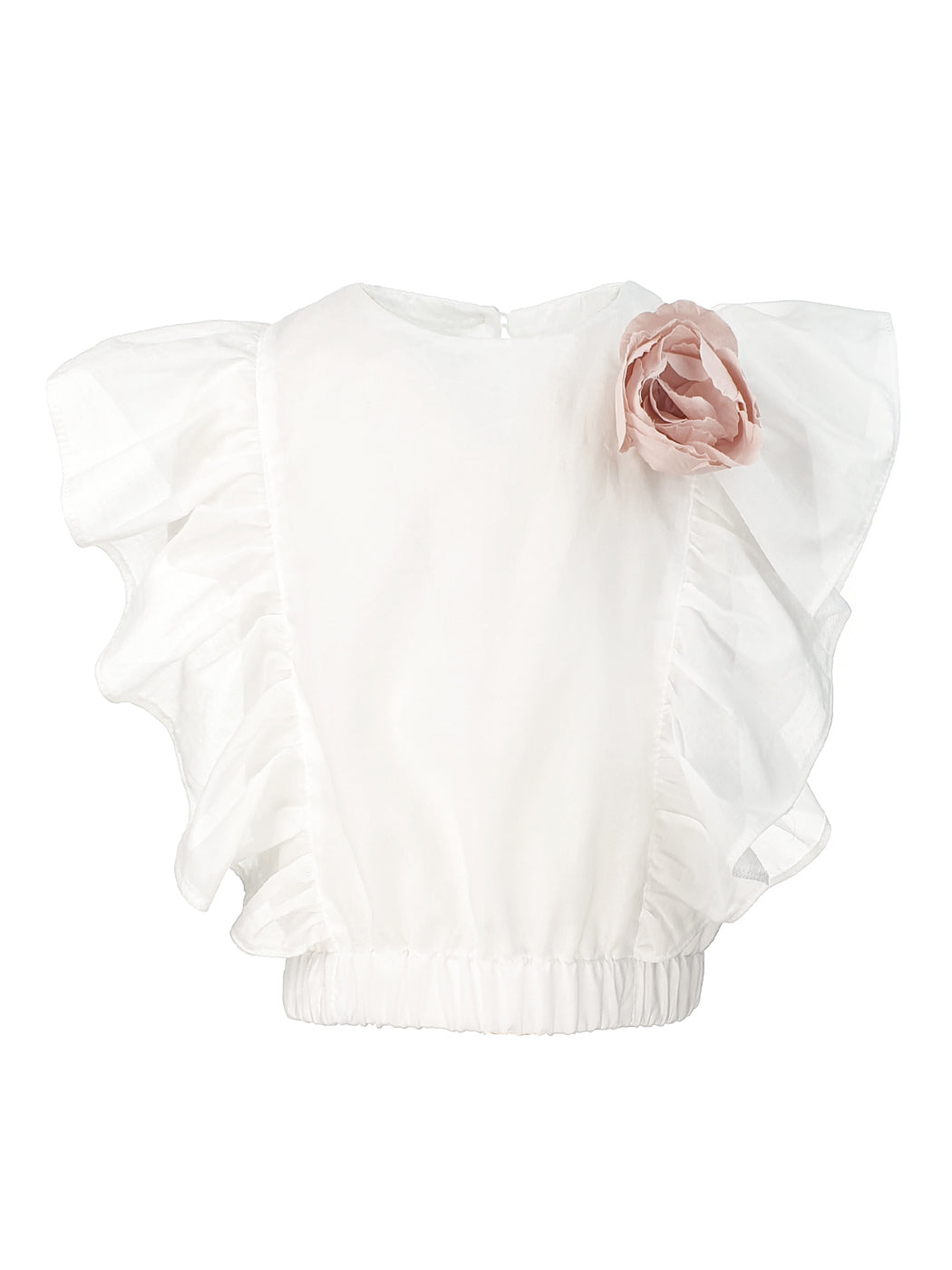 Cotton Blouse with Boutonniere - Vera