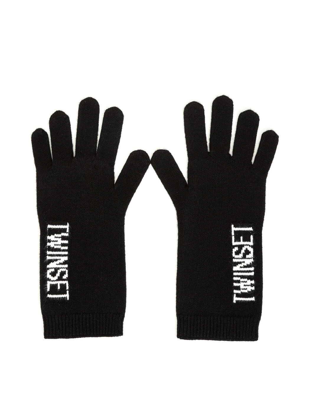TWINSET kid's Gloves with jacquard logo-212GJ4916