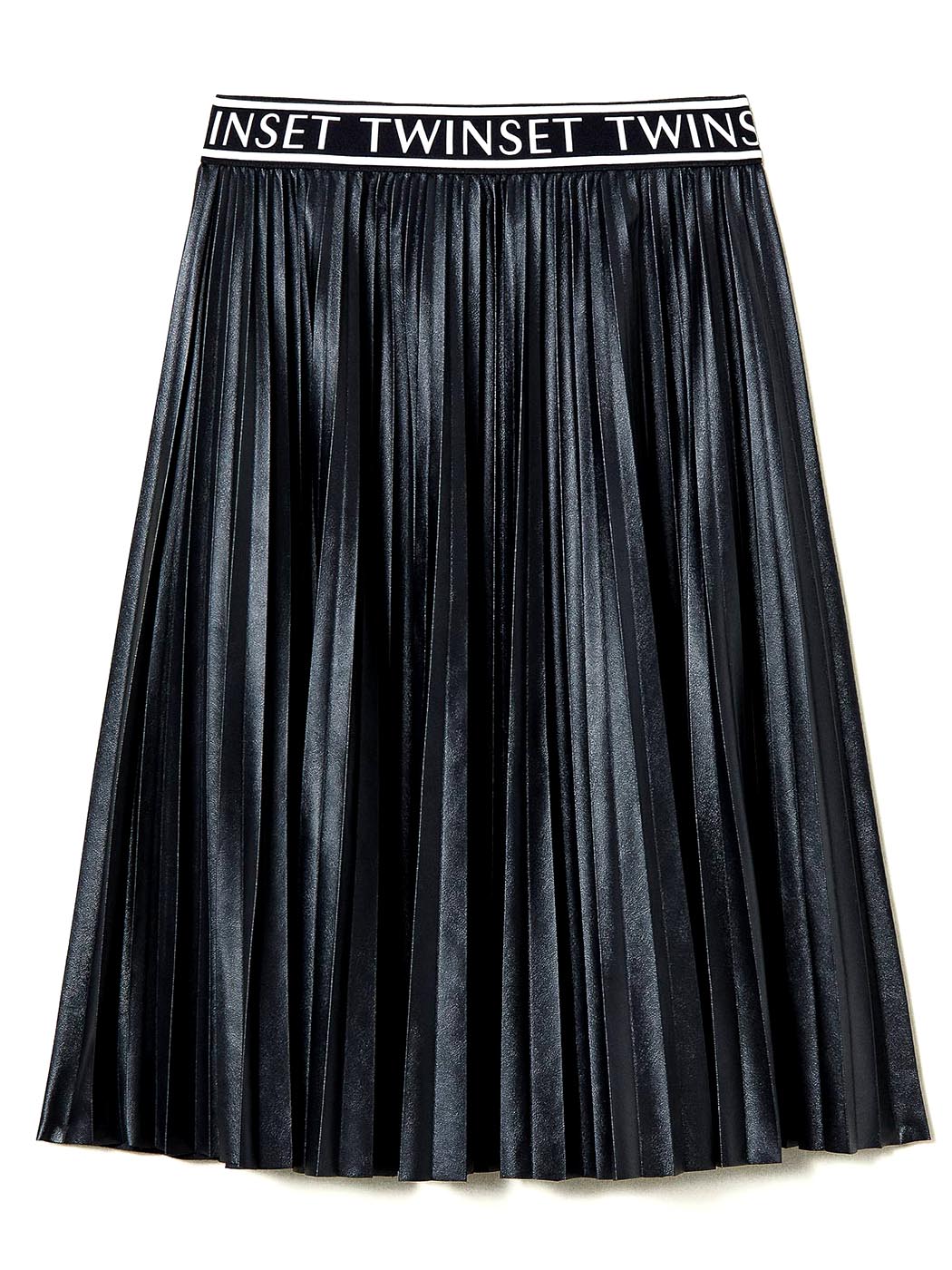 TWINSET Girl's Pleated midi skirt black -212GJ248B