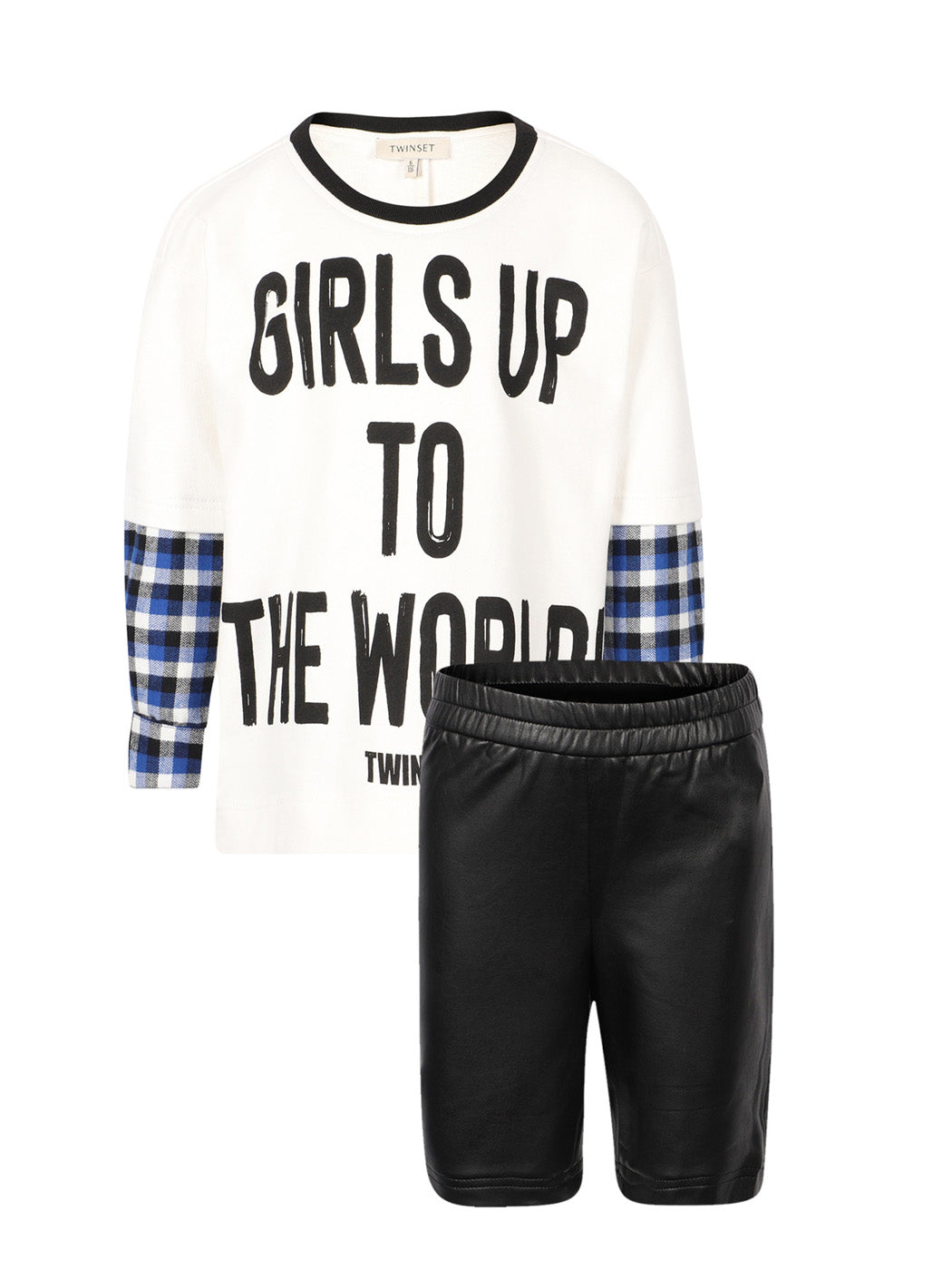 TWINSET Girl's Sweatshirt and cycling shorts-212GJ2455