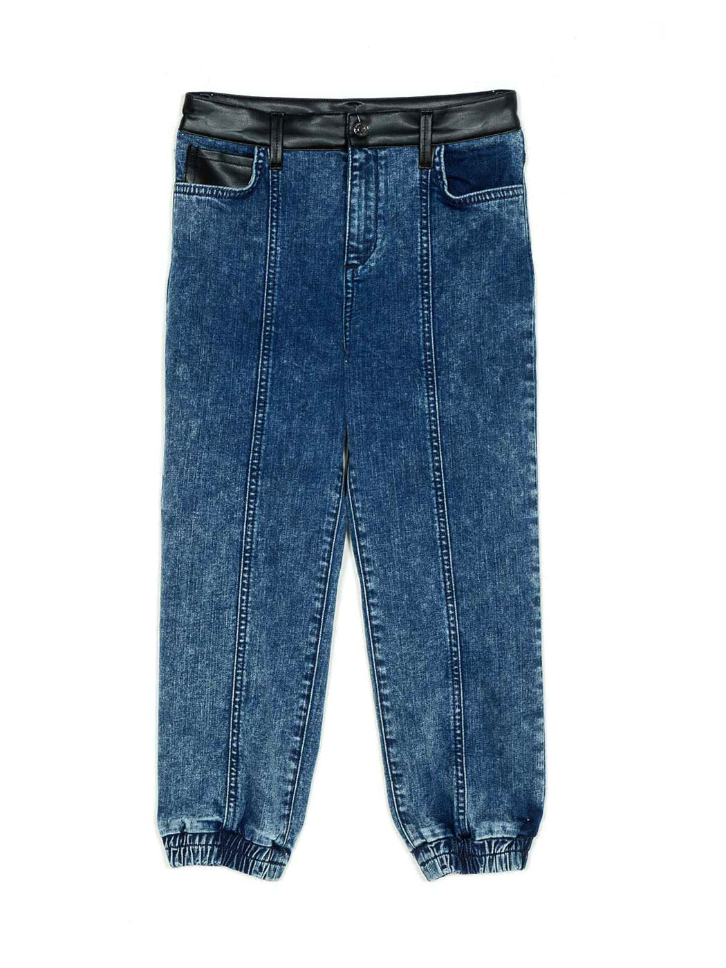 TWINSET Παντελόνι Jeans με τύπου δέρμα φινιρίσματα
