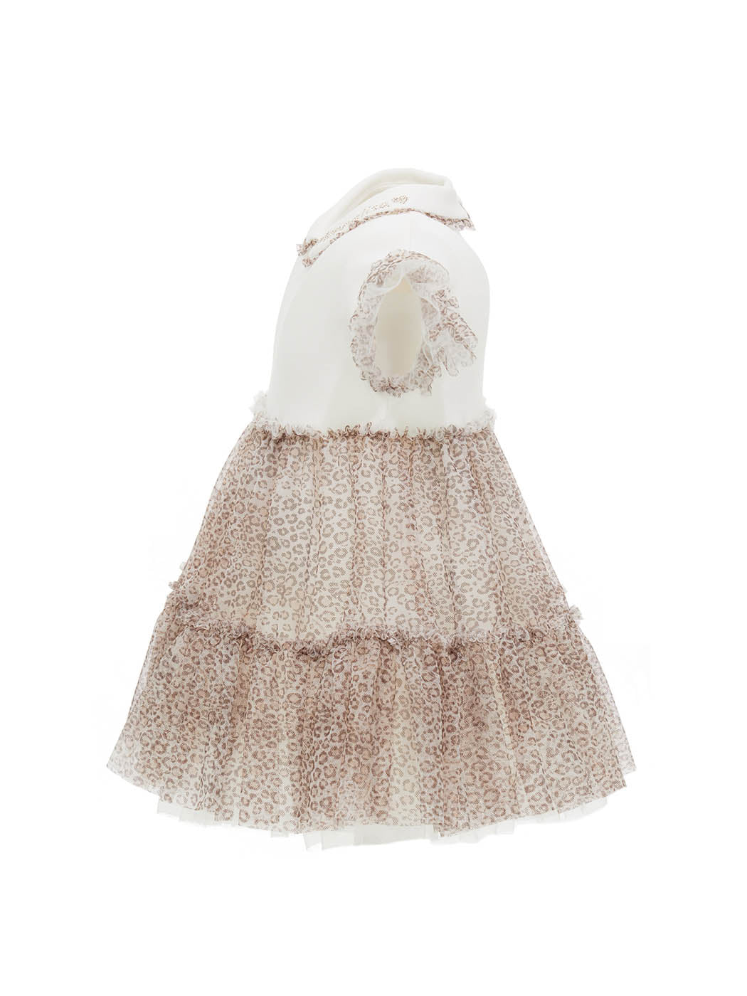 MONNALISA Φόρεμα από τούλι με Animal print