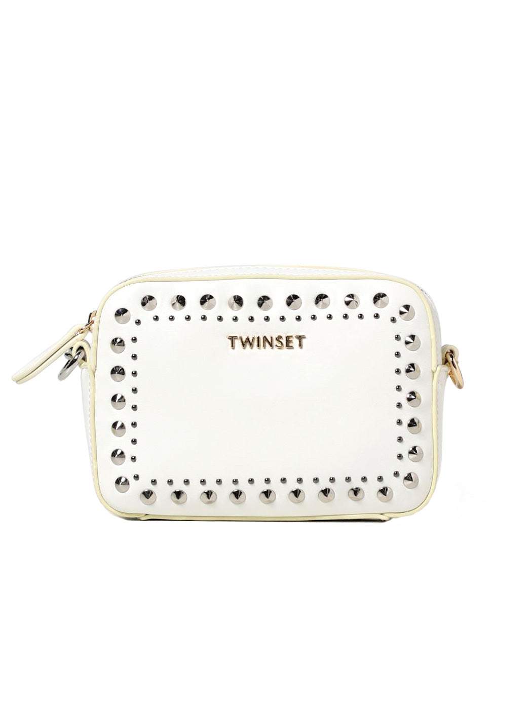 TWINSET Girl's Shoulder bag with studs-222GJ7902 cream