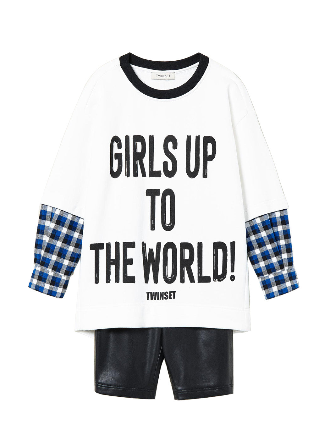 TWINSET Girl's Sweatshirt and cycling shorts-212GJ2455