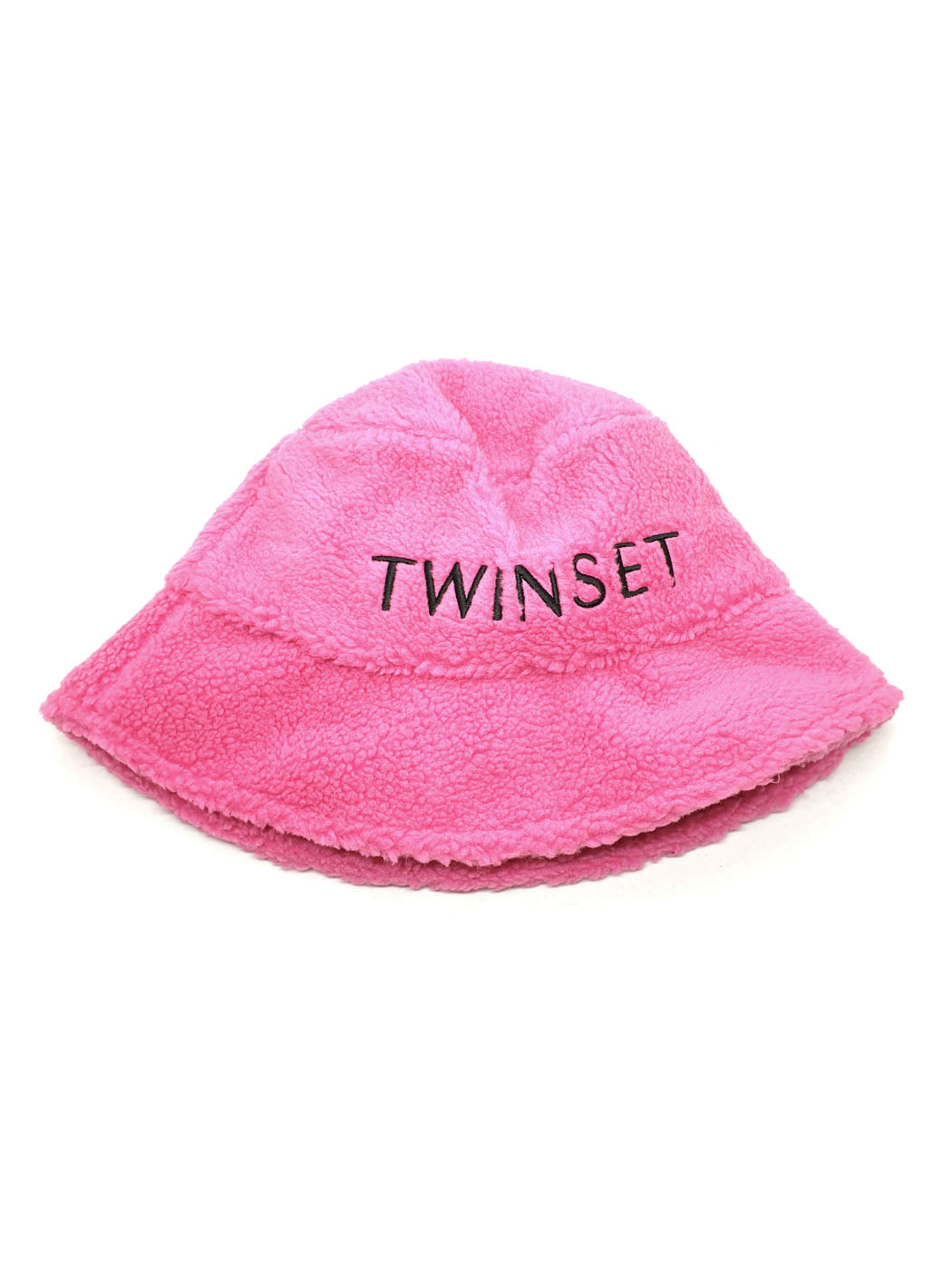 TWINSET Girl's Faux fur Hat with embroidered logo-222GJ4501