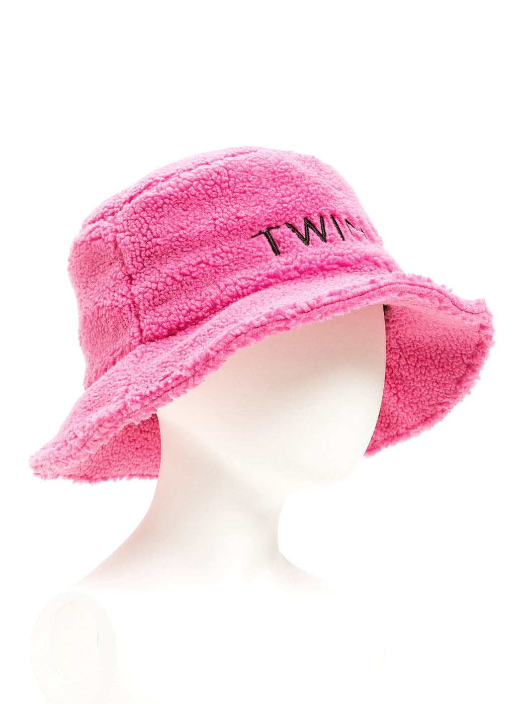 TWINSET Girl's Faux fur Hat with embroidered logo-222GJ4501
