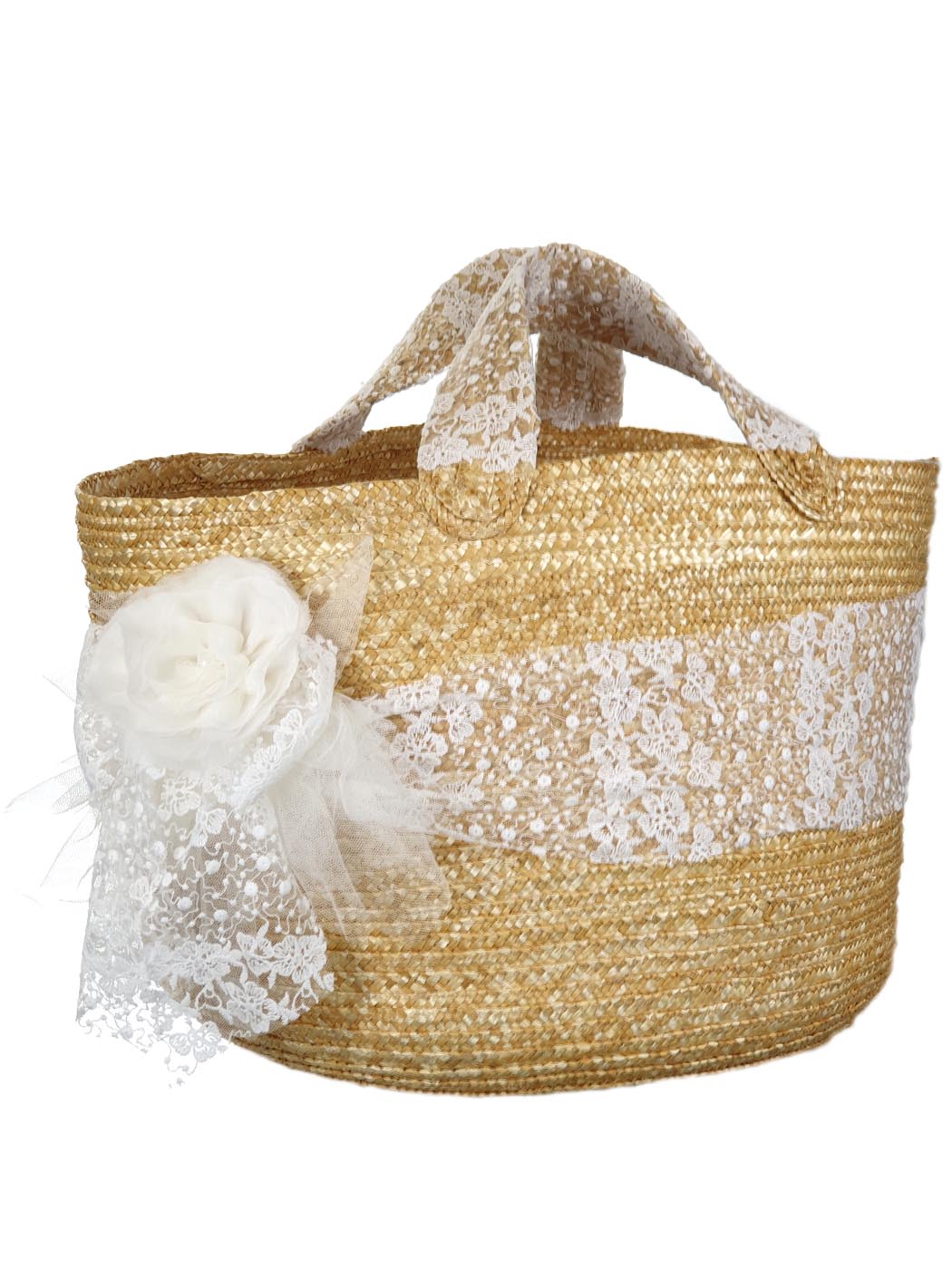 Handmade baptism basket - KALIA