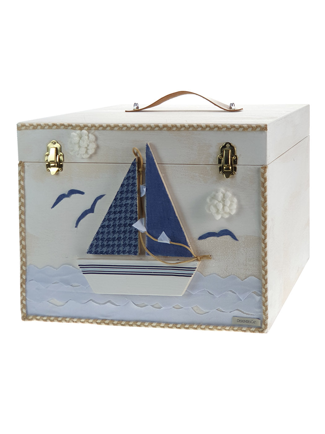 Baptism box for boy blue-DAIOS