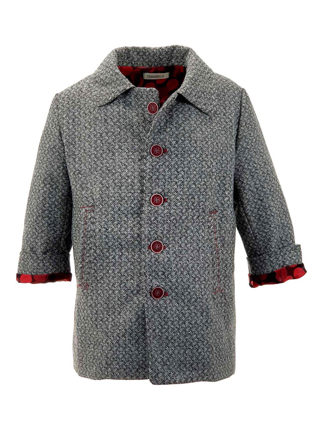 Baby Boy's Wool coat - MIKELLE Grey