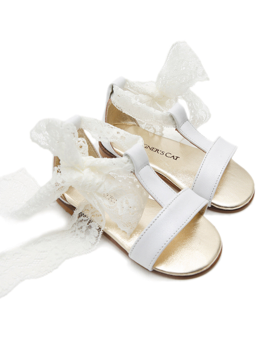 Baptismal Baby sandal for girl - POETIQUE Ivory