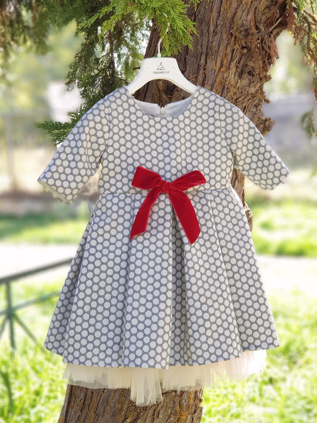 Baby's Girl Dress - RALLIA Grey