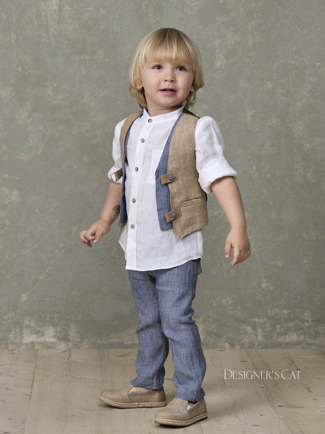 Boy's outfit set 4pcs-RAPHAEL Beige