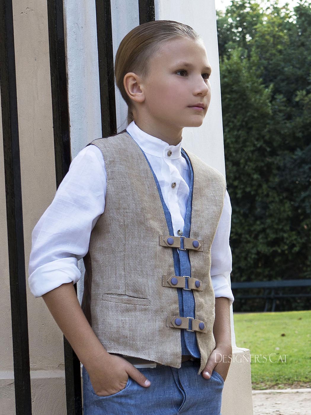 Boy's outfit set 4pcs-RAPHAEL Beige