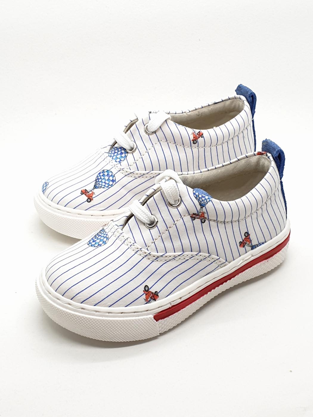 Baby's shoe sneaker for Boy-SKY LINE white