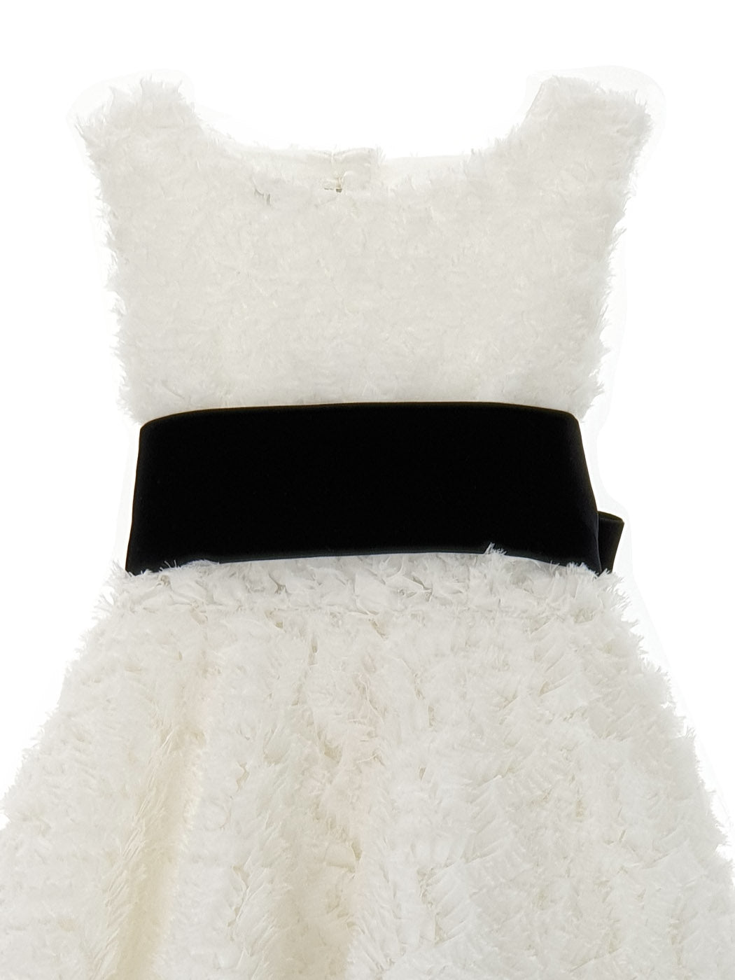 Girl's jacquard Dress - THEKLA White