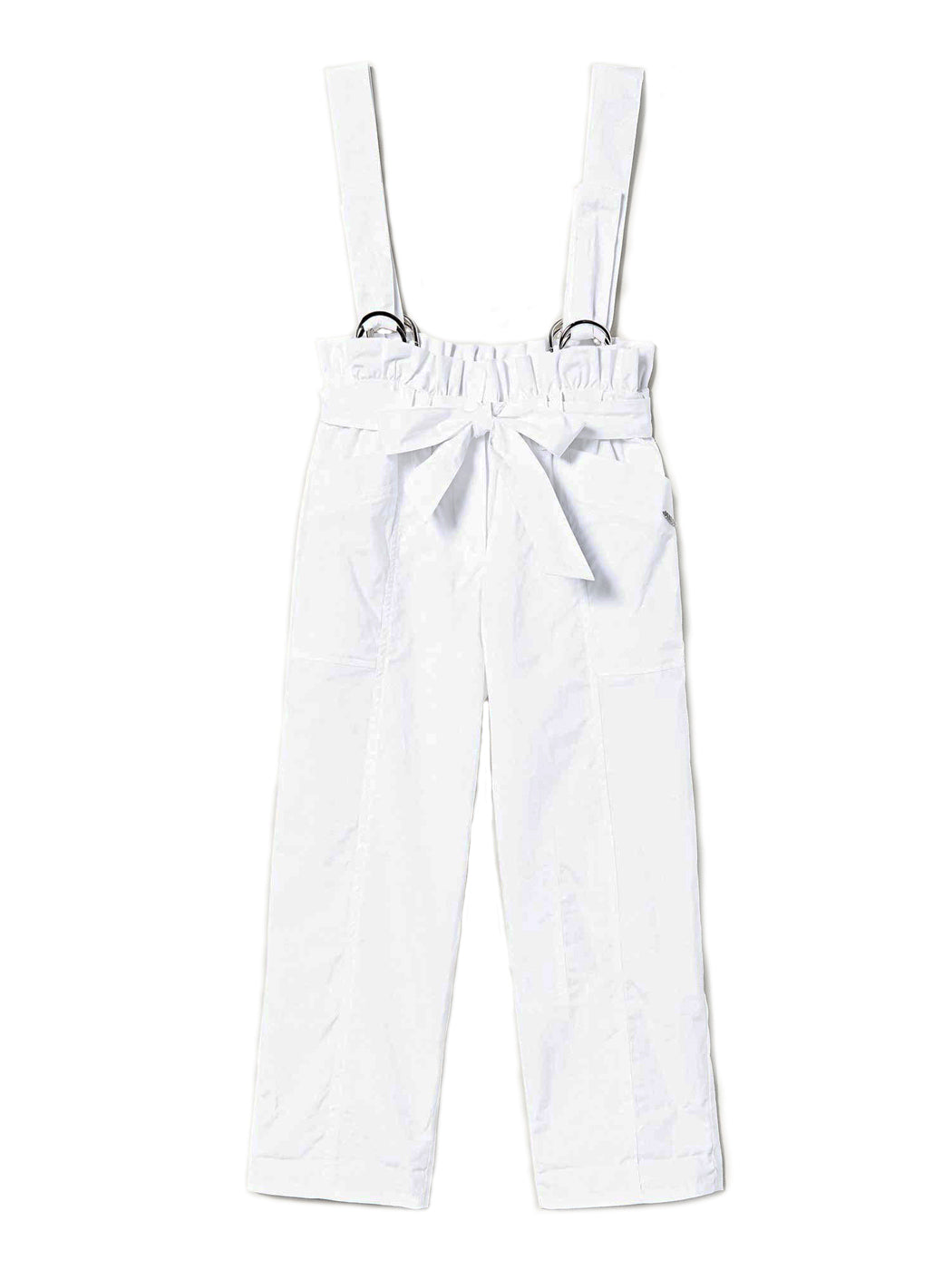 TWINSET Girl's Poplin trousers with braces-221GJ2024