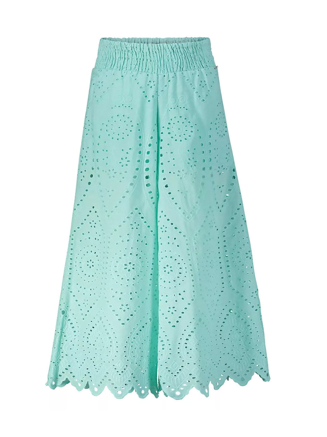 TWINSET Girl's Trousers with broderie anglaise green-231GJ2QAD