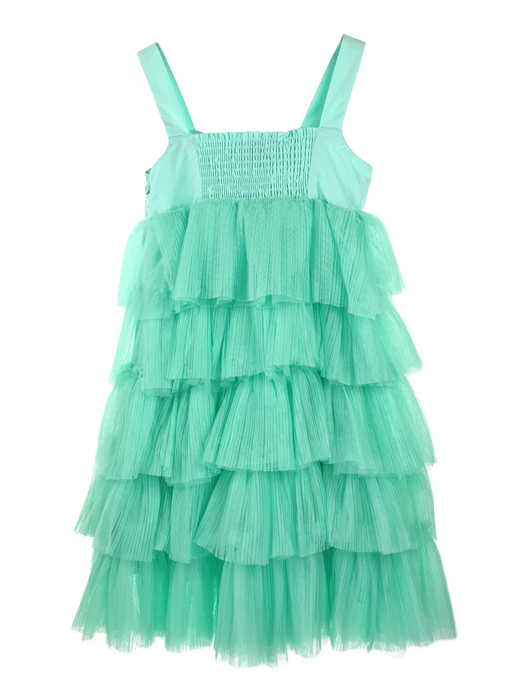 TWINSET Girl's Short flounced pleated tulle dress-231GJ2Q90 | Designer's Cat TWINSET Girl's Short flounced pleated tulle dress-231GJ2Q90 | Designer's Cat