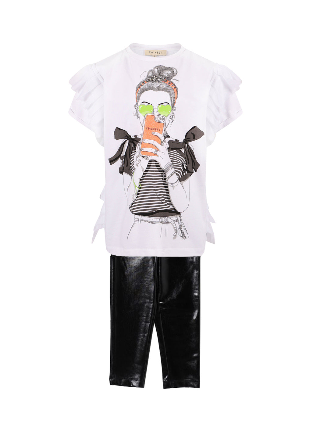TWINSET Girl's T-Shirt & trousers set 2pcs-221GJ224D